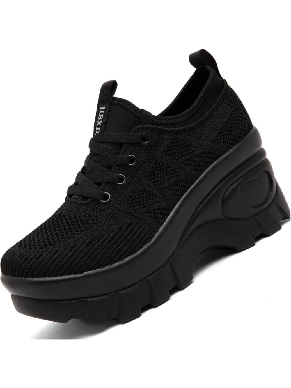 Stylish Chunky Platform Wedge Sneakers - Comfortable Orthopedic Walking Shoes